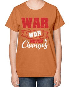 War War never changes 53# - video games-  Ladies T-Shirt