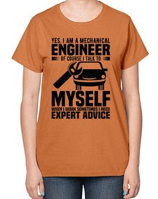 Yes I Am A Mechanical Style 1671# - engineer-  Ladies T-Shirt