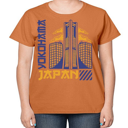 Yokohama 2157# - cities-  Ladies T-Shirt