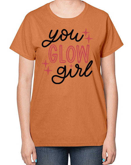 You Glow Girl Style 5# -makeup  Ladies T-Shirt