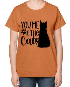You Me The Cat Style 110# - cats-  Ladies T-Shirt