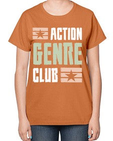 action genre club 59# - video games-  Ladies T-Shirt