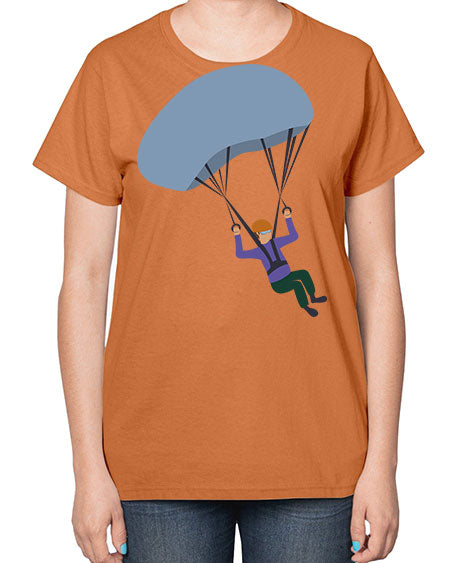 all in one 06# - parachute-  Ladies T-Shirt