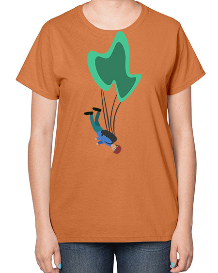 all in one 12# - parachute-  Ladies T-Shirt