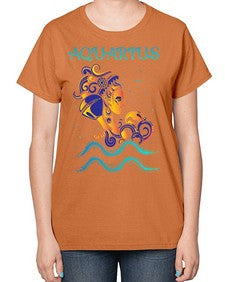 aquarius 13# - aquarius-  Ladies T-Shirt