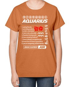 aquarius 85# - aquarius-  Ladies T-Shirt
