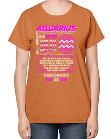 aquarius 86# - aquarius-  Ladies T-Shirt
