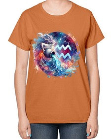 aquarius 90# - aquarius-  Ladies T-Shirt