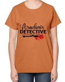 armchair detective 239# - true crime-  Ladies T-Shirt
