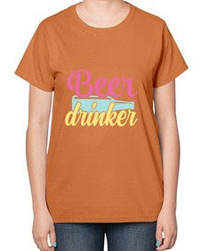 beer drinker 47# - beer-  Ladies T-Shirt