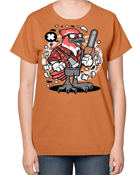 bird lumberjack 17# - birds-  Ladies T-Shirt