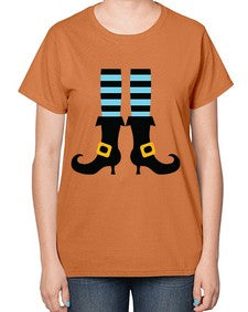 bluewitchlegs 47# - witch-  Ladies T-Shirt