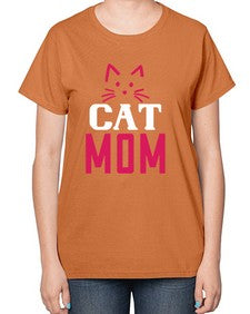 cat mom Style 34# - cats-  Ladies T-Shirt