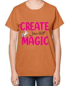 create your own magic 86# - unicorn-  Ladies T-Shirt
