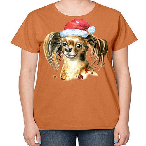 dog hat 100# - dogs-  Ladies T-Shirt