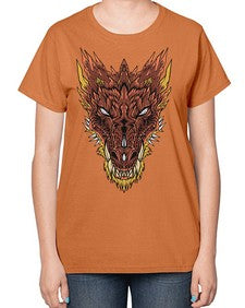 dragon 176# - dragon-  Ladies T-Shirt