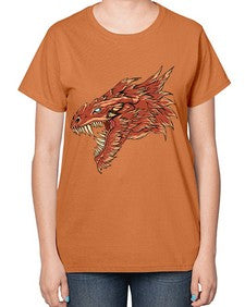 dragon 184# - dragon-  Ladies T-Shirt