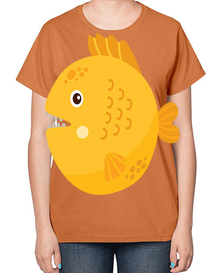 fish 55# - shark-fish-  Ladies T-Shirt