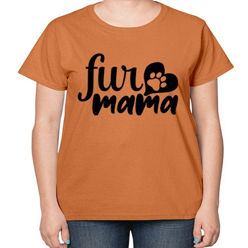 fur mama Style 89# - dogs-  Ladies T-Shirt