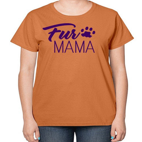 fur mama - dogs-  Ladies T-Shirt