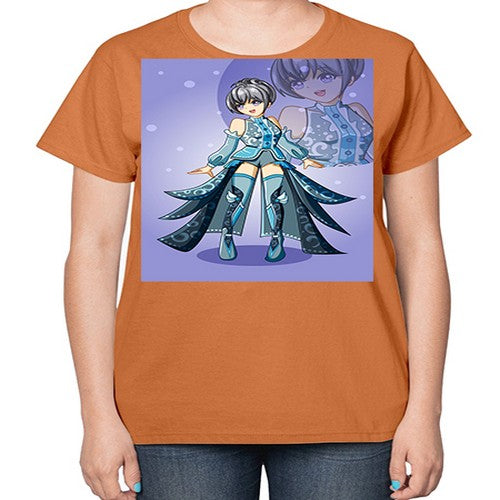 game of beautiful girl140# - anime-  Ladies T-Shirt