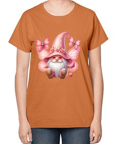 gnome with butterfly 02# - gnome-  Ladies T-Shirt