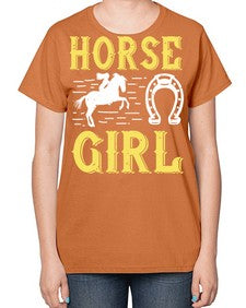 horse girl Style 51# - horse-  Ladies T-Shirt