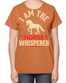 i am the horse whisperer Style 3# - horse-  Ladies T-Shirt