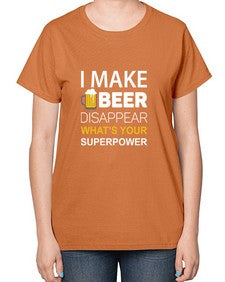 i make beer 1145# - beer-  Ladies T-Shirt