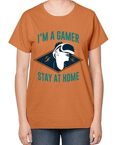 im gamer stay at home 119# - video games-  Ladies T-Shirt