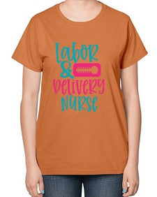 labor belivery nurse Style Style 1035# - nurse-  Ladies T-Shirt