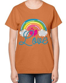 love 276# - unicorn-  Ladies T-Shirt