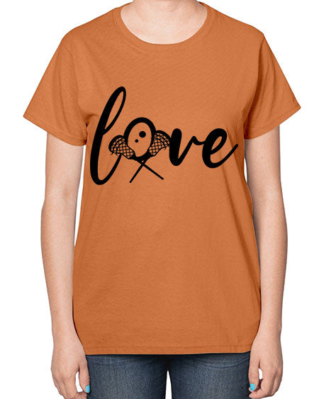 love 4# - lacrosse-  Ladies T-Shirt
