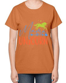mama unicorn 297# - unicorn-  Ladies T-Shirt