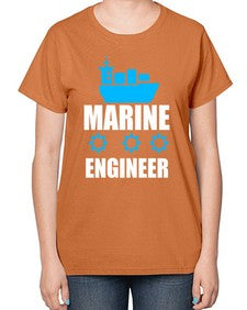 marine engineer 1086# - engineer-  Ladies T-Shirt