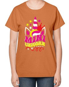mini unicorn 307# - unicorn-  Ladies T-Shirt