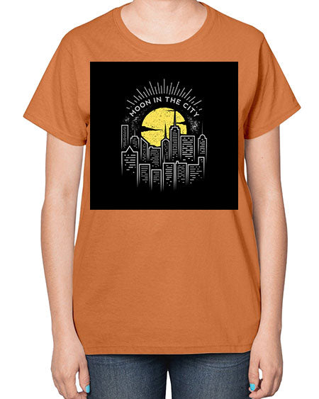 mooninthecity 2# - moon-  Ladies T-Shirt