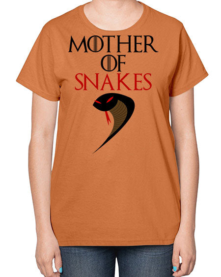 mother of snakes - snake-  Ladies T-Shirt