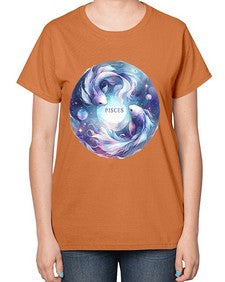 pisces 348# - pisces-  Ladies T-Shirt