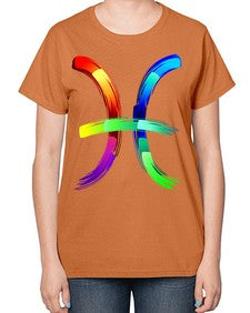 pisces 370# - pisces-  Ladies T-Shirt