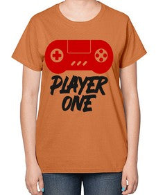 play one 145# - video games-  Ladies T-Shirt