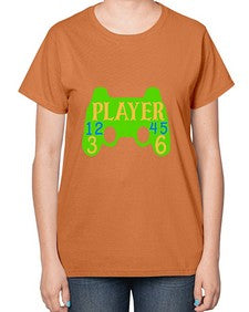 player 38# - video games-  Ladies T-Shirt