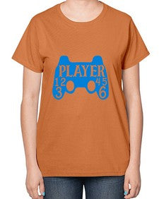 player 39# - video games-  Ladies T-Shirt