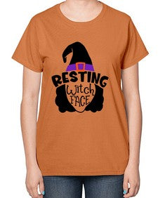 resting witch face 27# - witch-  Ladies T-Shirt