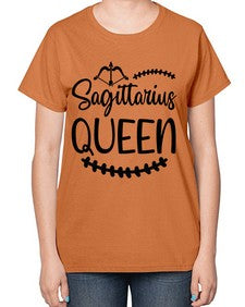 sagittarius queen 413# - sagittarius-  Ladies T-Shirt