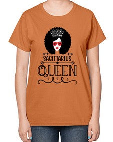 sagittarius queen 414# - sagittarius-  Ladies T-Shirt