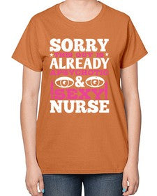 sorry this guy is Style 1424# - nurse-  Ladies T-Shirt