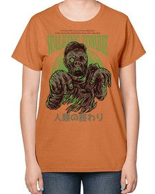 source walking zombie 1103# - art pop art-  Ladies T-Shirt