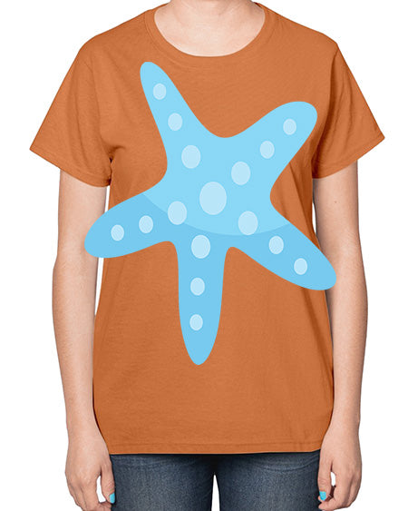 starfish 2# - shark-fish-  Ladies T-Shirt