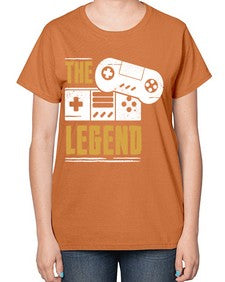 the legend 156# - video games-  Ladies T-Shirt